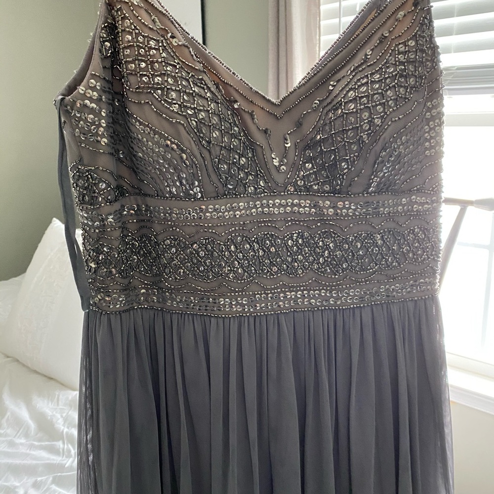 Adriana Papell bridesmaid dress